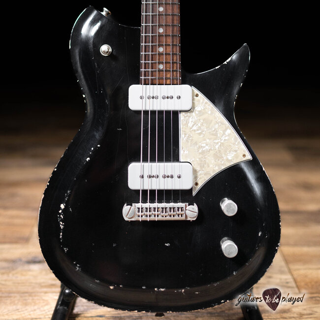 Fano RB6 Oltre Lollar P-90 Guitar w/ Gigbag – Bull Black