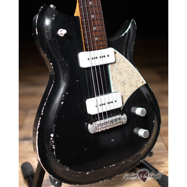 Fano RB6 Oltre Lollar P-90 Guitar w/ Gigbag – Bull Black