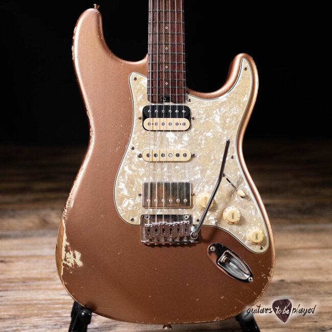 Shabat Lynx HSH Alder S-Style w/ Flame Roasted Maple & RW – Rose Gold