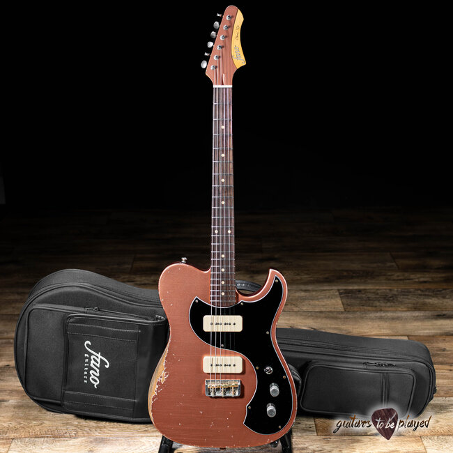 Fano TC6 Oltre P-90 Guitar w/ Gigbag – Copper Metallic