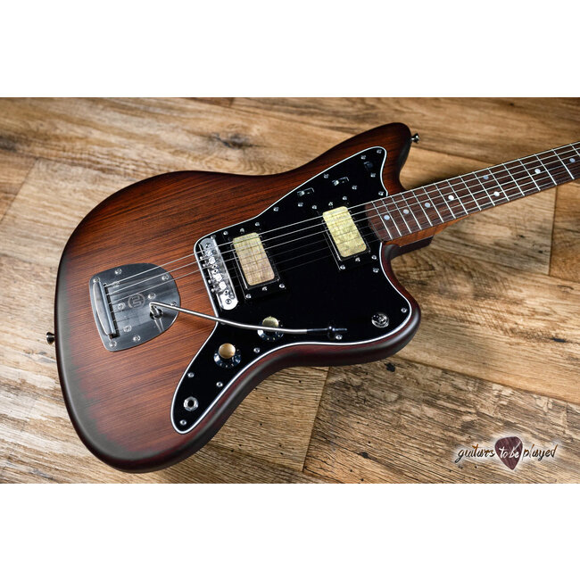 Shelton GalaxyFlite Redwood w/ Flame Maple & Lambertones Grinders – Violin Burst