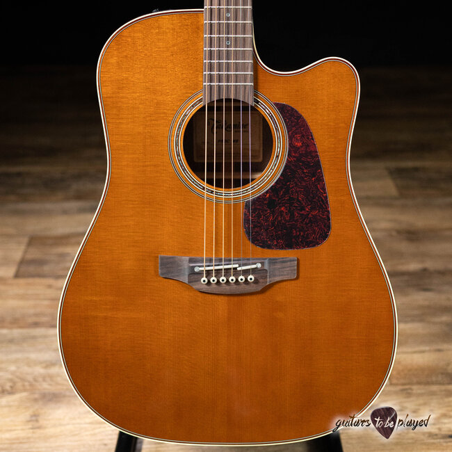 Takamine P5DC-WB Dreadnought Cutaway Guitar w/ Case – Whiskey Brown