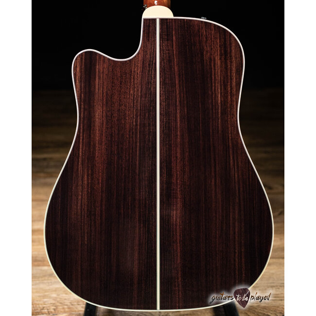 Takamine P5DC-WB Dreadnought Cutaway Guitar w/ Case – Whiskey Brown