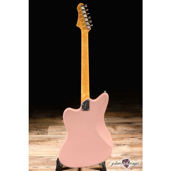 Fano JM6 Alt de Facto Suhr Thornbuckers w/ Descendant Vibrato – Shell Pink
