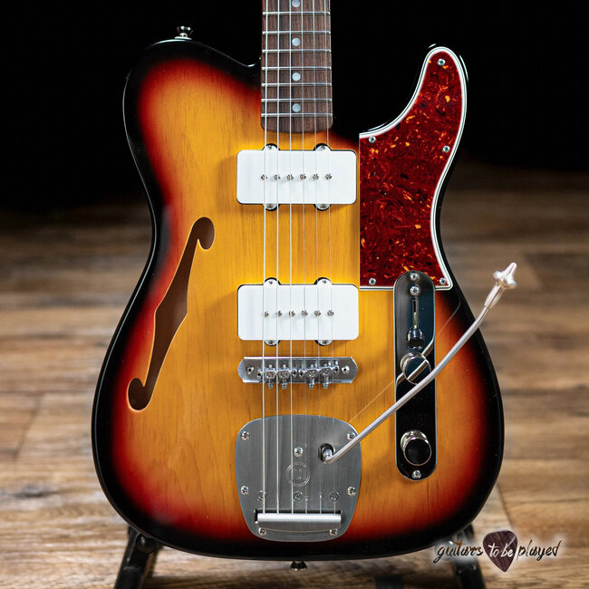 Shelton TimeFlite GTX Pine w/ Mastery & Lambertones Ristrettos – 3-Tone Sunburst