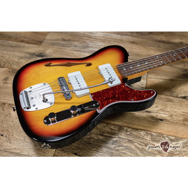 Shelton TimeFlite GTX Pine w/ Mastery & Lambertones Ristrettos – 3-Tone Sunburst