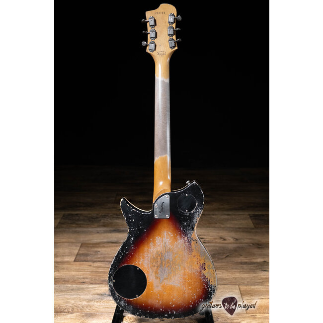 Fano RB6 Alt de Facto Mahogany Lollar Imperial Guitar w/ Bigsby – 3-Tone Burst