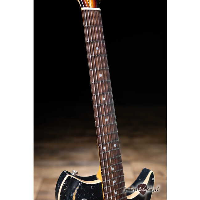 Fano RB6 Alt de Facto Mahogany Lollar Imperial Guitar w/ Bigsby – 3-Tone Burst