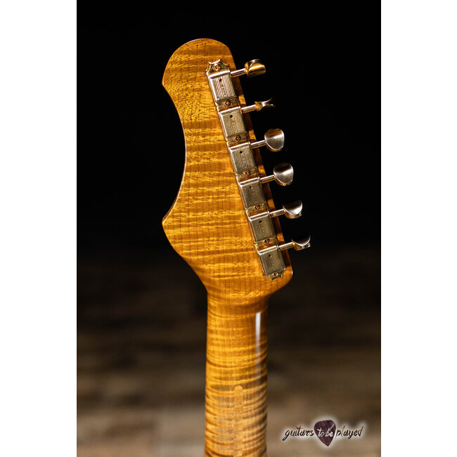 Shabat Lynx HSH Alder S-Style w/ Flame Roasted Maple & Ebony – Cosmic Amethyst