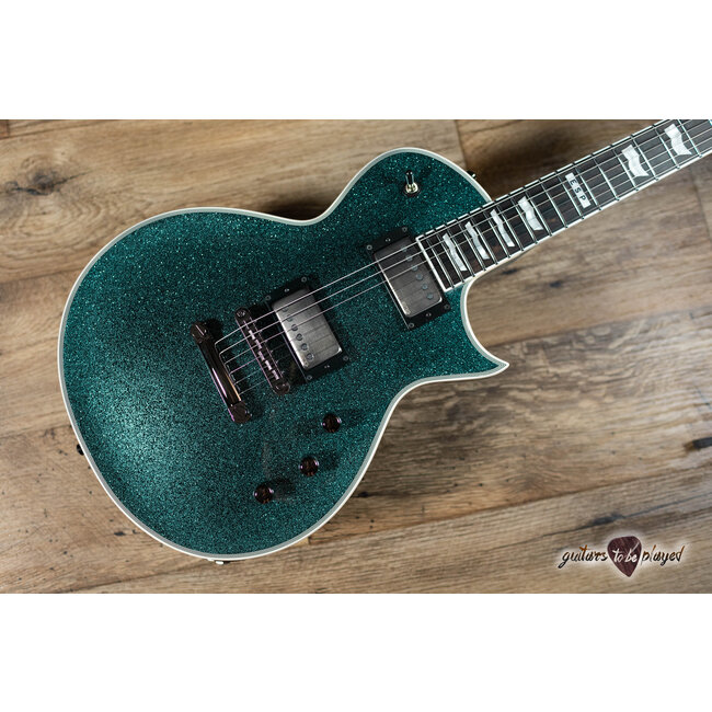 ESP E-II Eclipse DB EMG Guitar w/ Case – Granite Sparkle