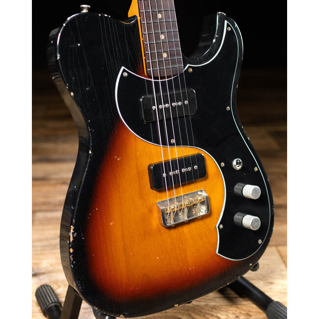 Fano TC6 Oltre Lollar P-90 Guitar w/ Gigbag – 3-Tone Sunburst