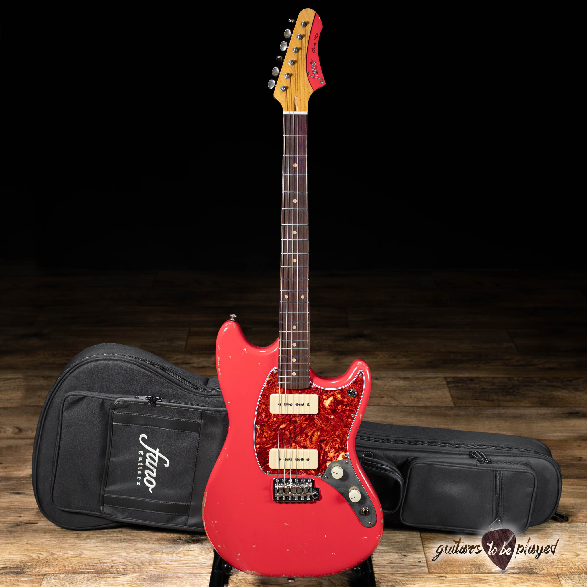 Fano MG6 Oltre P-90 Guitar w/ Gigbag – Fiesta Red - Guitars To Be Fano MG6 Oltre P-90 Guitar w/ Gigbag – Fiesta Red - Guitars To Be