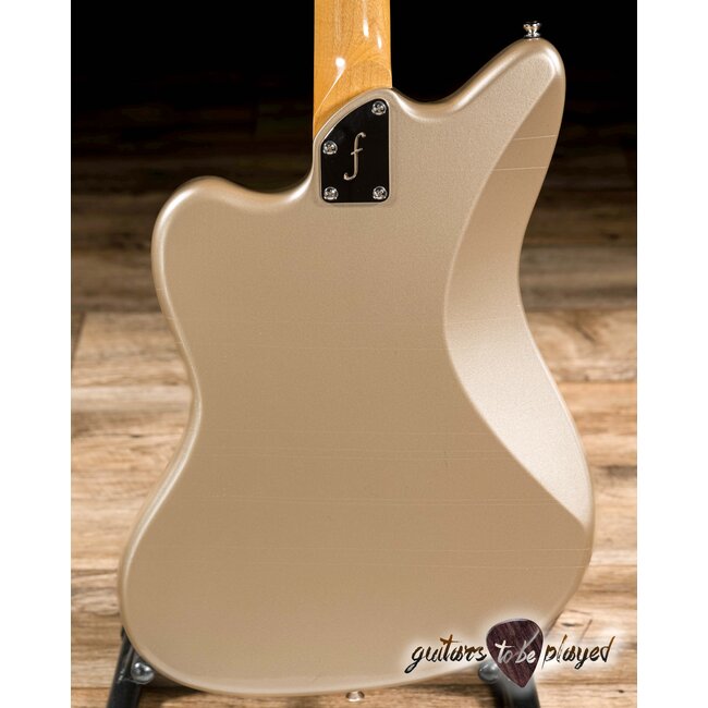 Fano JM6 Oltre Lollar Mini Humbucker Guitar w/ Gigbag – Shoreline Gold