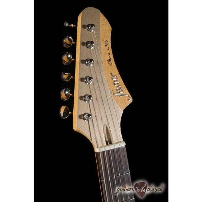 Fano JM6 Oltre Lollar Mini Humbucker Guitar w/ Gigbag – Shoreline Gold