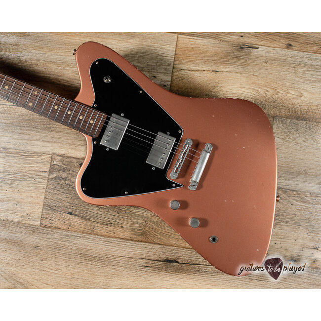 Fano PX6 Oltre Left-Handed Humbucker Guitar w/ Gigbag – Copper Metallic