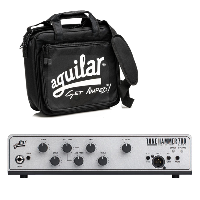 Aguilar TH700 V2 Tone Hammer 700 Watt Bass Amp Head w/ Carry Bag