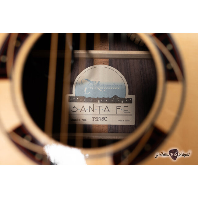 Takamine TSF48C Santa Fe NEX Cutaway Acoustic/Electric Guitar w/ Case