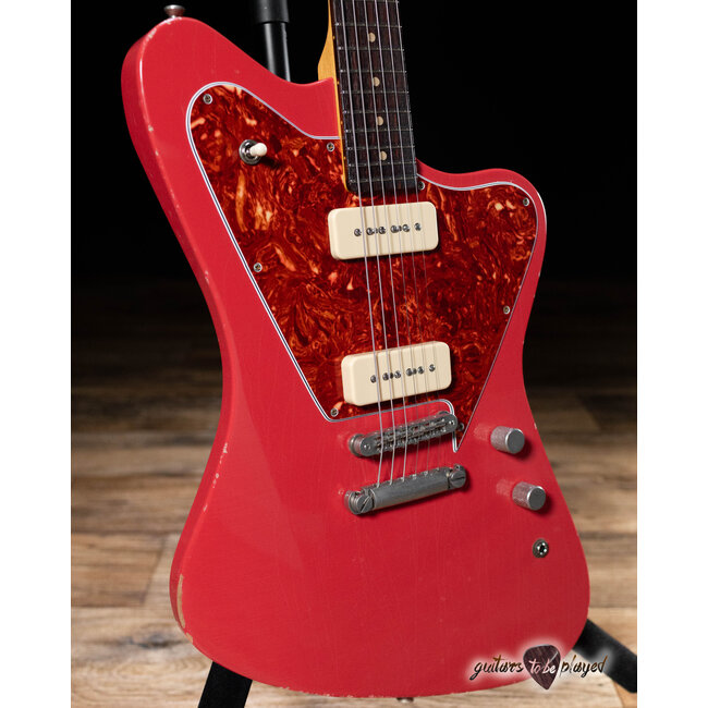 Fano PX6 Oltre P-90 Guitar w/ Gigbag – Fiesta Red