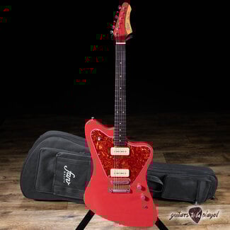 Fano Guitars Fano PX6 Oltre P-90 Guitar w/ Gigbag – Fiesta Red