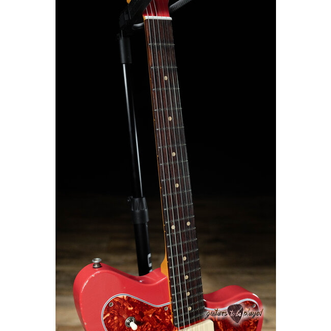 Fano PX6 Oltre P-90 Guitar w/ Gigbag – Fiesta Red