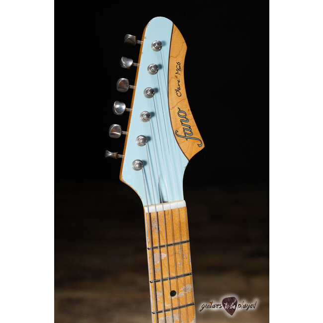 Fano MG6 Oltre Maple Neck P-90 Guitar w/ Gigbag – Sonic Blue