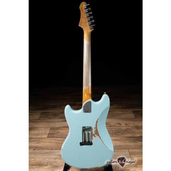 Fano MG6 Oltre Maple Neck P-90 Guitar w/ Gigbag – Sonic Blue