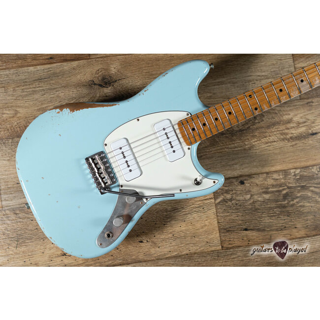 Fano MG6 Oltre Maple Neck P-90 Guitar w/ Gigbag – Sonic Blue