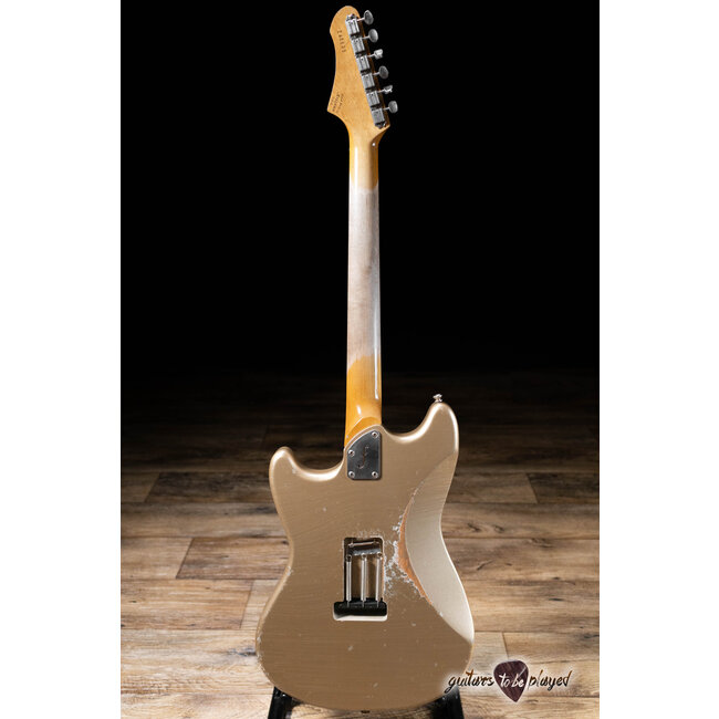 Fano MG6 Oltre Lollar P-90 Guitar w/ Gigbag – Shoreline Gold