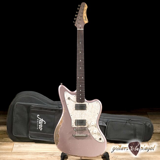 Fano JM6 Oltre Suhr Thornbucker Guitar w/ Gigbag – Rose Gold