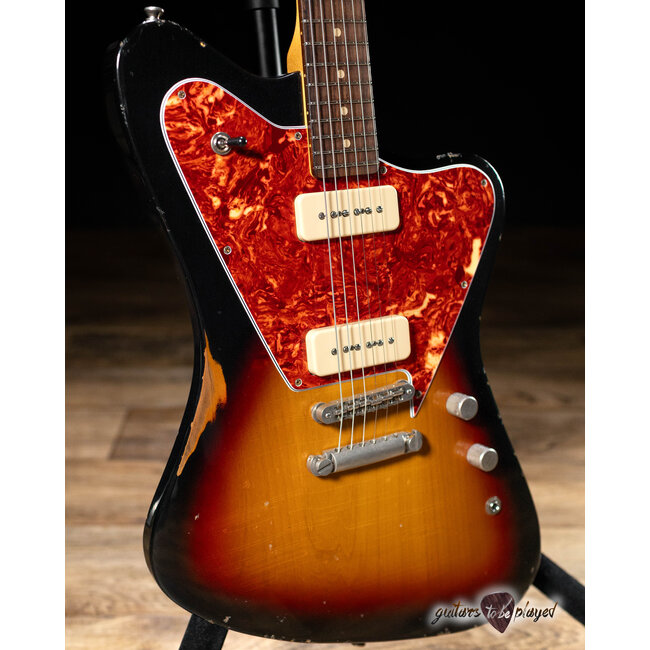 Fano PX6 Oltre P-90 Guitar w/ Gigbag – 3-Tone Sunburst