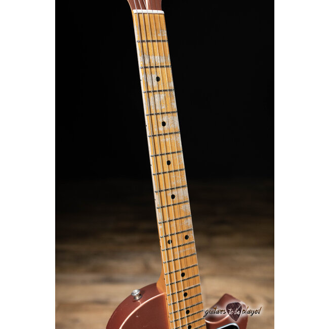 Fano SP6 Oltre Maple Neck P-90/T-Style Guitar w/ Gigbag – Copper Metallic