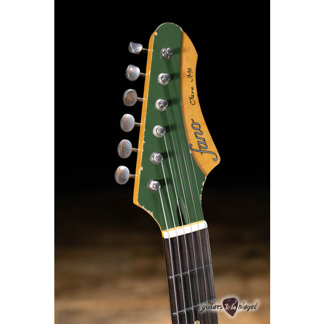 Fano JM6 Oltre P-90/Humbucker Guitar w/ Gigbag – Olive Green