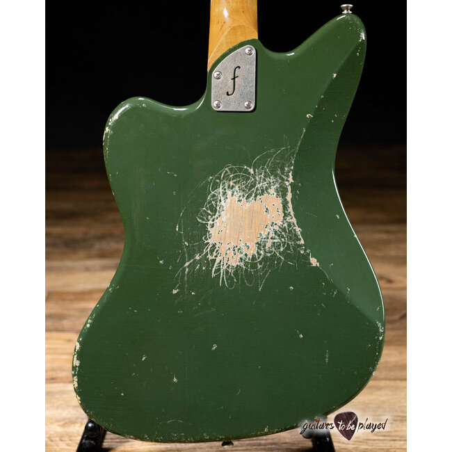 Fano JM6 Oltre P-90/Humbucker Guitar w/ Gigbag – Olive Green