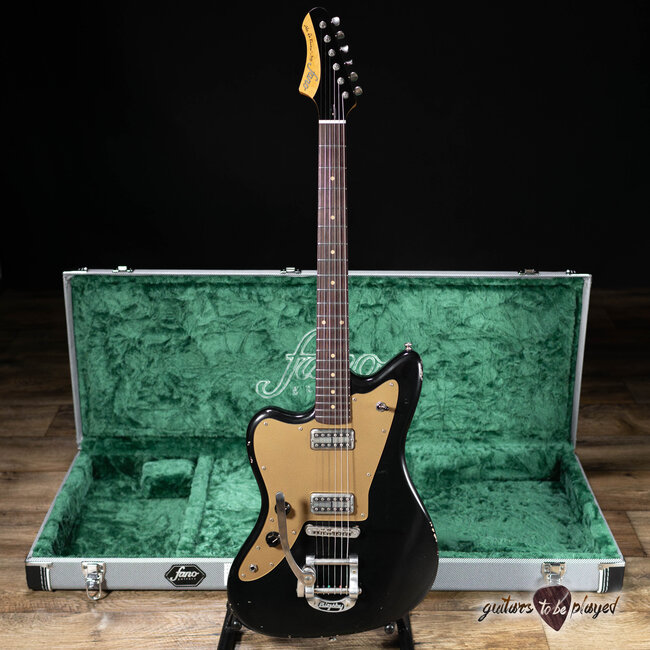 ギター Fano Standard JM6 Bull Black Made in USA Fano Standard JM6/HB Bull Black Distressed – Chicago Music