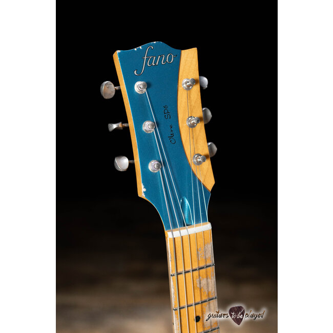 Fano SP6 Oltre Maple Neck P-90/T-Style Guitar w/ Gigbag – Lake Placid Blue