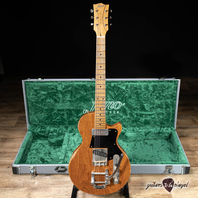 Fano SP6 Alt de Facto Pine Body Lollar P-90/T Guitar w/ Bigsby & Case – Natural