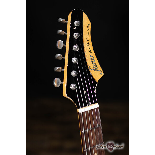 Fano JM6 Alt de Facto Lamber’Trons Bigsby Guitar w/ Case – Bull Black