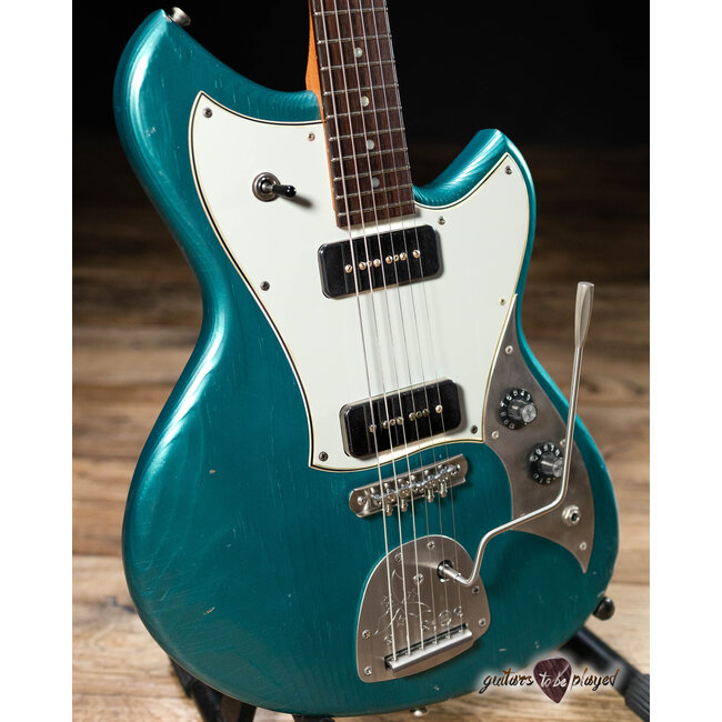 Novo Nucleus Serus J Guitar w/ Fralin P-90s – Ocean Turquoise
