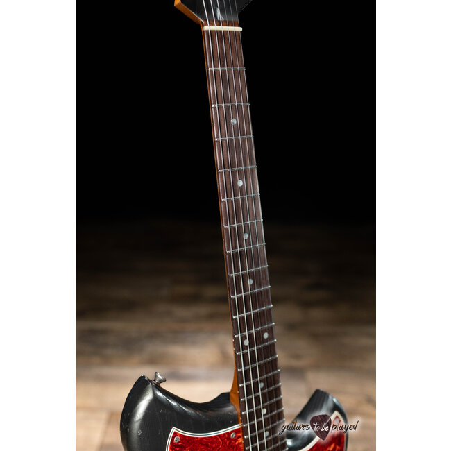 Novo Nucleus Serus J Guitar w/ Fralin P-90s – Charcoal Frost