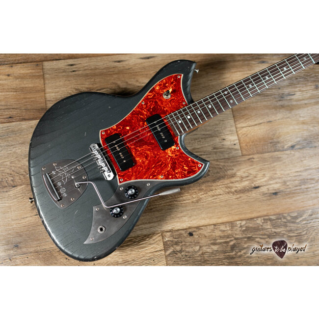 Novo Nucleus Serus J Guitar w/ Fralin P-90s – Charcoal Frost