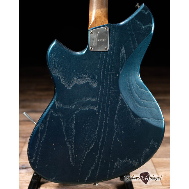 Novo Nucleus Miris J Semi-Hollow Guitar w/ Fralin P-90s – Lake Como Blue