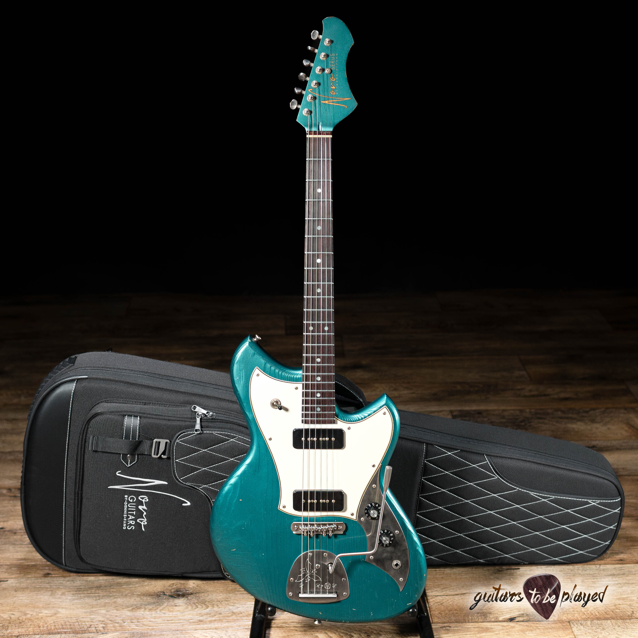 Novo Nucleus Serus J Guitar w/ Fralin P-90s – Ocean