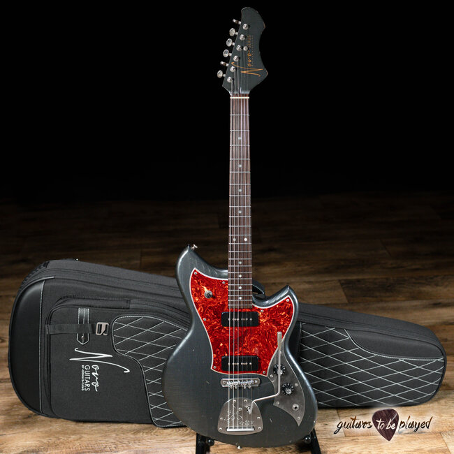 Novo Nucleus Serus J Guitar w/ Fralin P-90s – Charcoal Frost