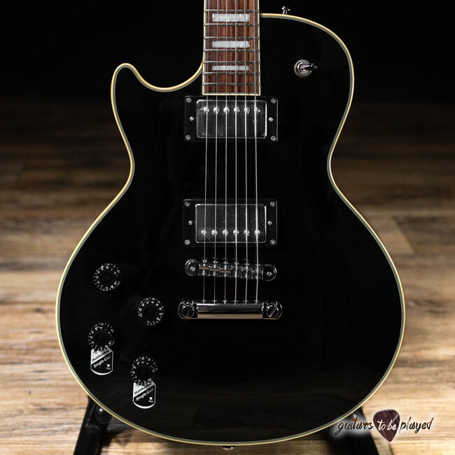 D’Angelico Premier SD Left-Handed Electric Guitar w/ Gigbag – Black