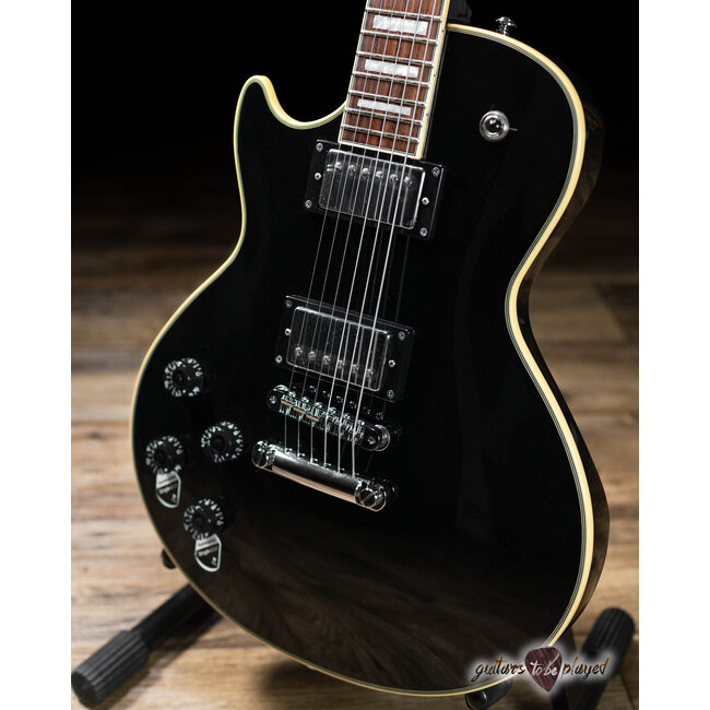 D’Angelico Premier SD Left-Handed Electric Guitar w/ Gigbag – Black