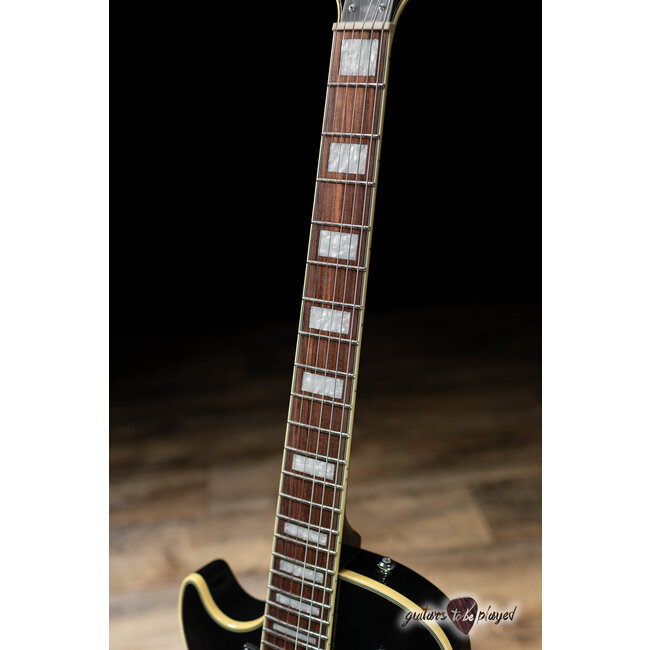 D’Angelico Premier SD Left-Handed Electric Guitar w/ Gigbag – Black