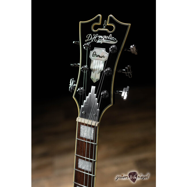 D’Angelico Premier SD Left-Handed Electric Guitar w/ Gigbag – Black