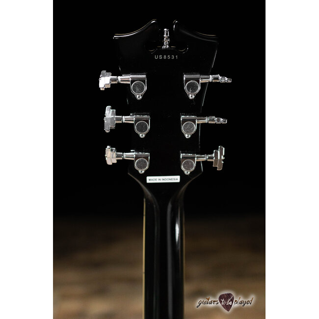 D’Angelico Premier SD Left-Handed Electric Guitar w/ Gigbag – Black