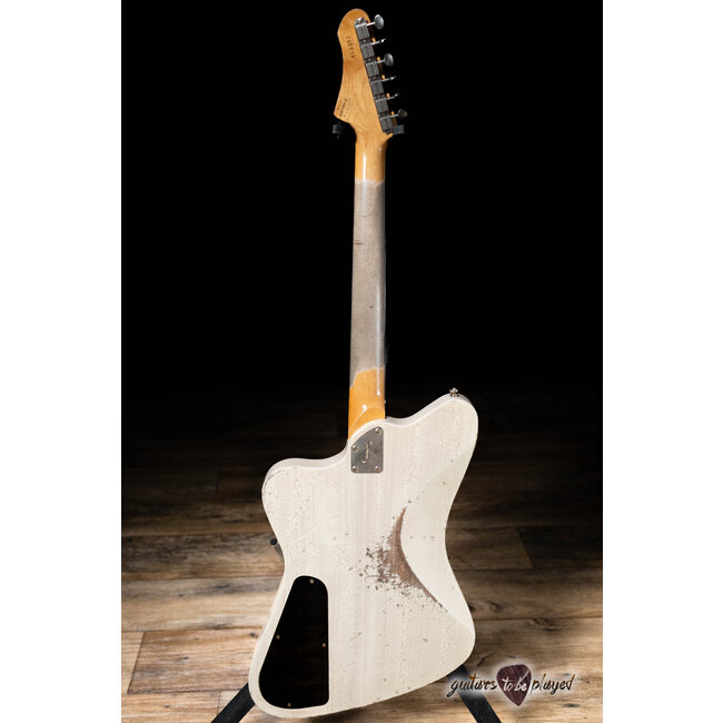 Fano PX6 Alt de Facto Mahogany Lollar P-90 Guitar w/ Bigsby & Case – Driftwood