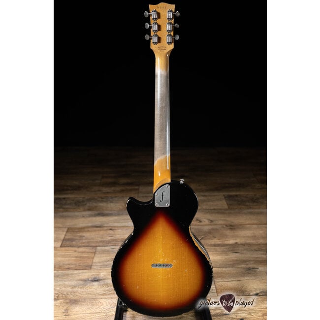 Fano SP6 Oltre Maple Neck Lollar P-90 & Fano T Guitar w/ Bag – 3-Tone Sunburst